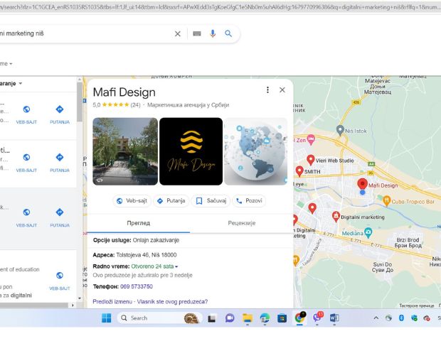 Naše recenzije na Google maps